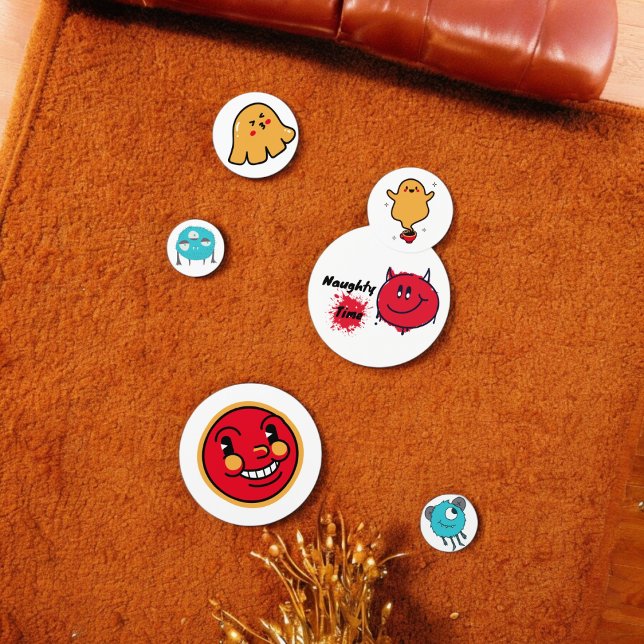 Doodle Monsters Table Confetti Konfetti (ghost scary monsters party confetti,kids birthday party,baby shower,graduation,night party confetti)