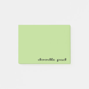 Doodle Pad Green Post-it Klebezettel