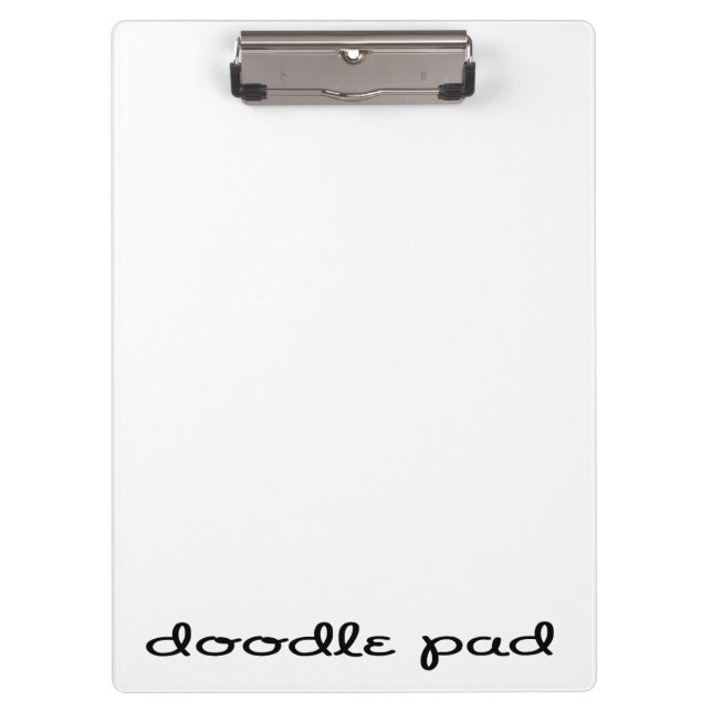 Doodle Pad Klemmbrett (Vorderseite)