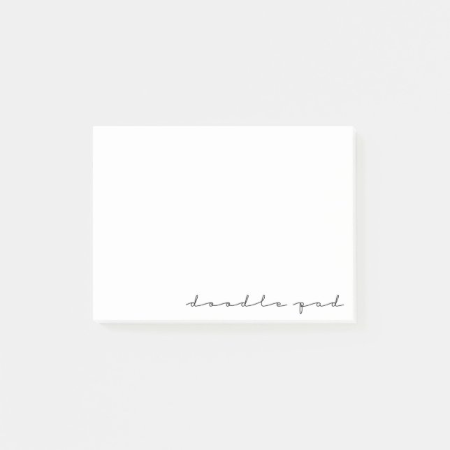Doodle Pad Post-it Klebezettel (Vorderseite)