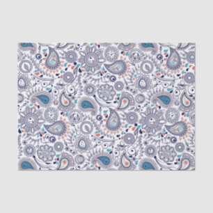 Doodle-Paisley-Muster Seidenpapier