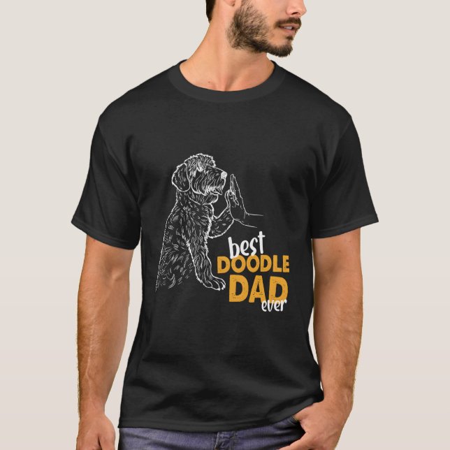 Doodle Papa Doodle Vater Doodle Daddy Best Doodle  T-Shirt (Vorderseite)