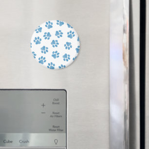 Doodle Paws, Dog Paws, Blue Paws Magnet