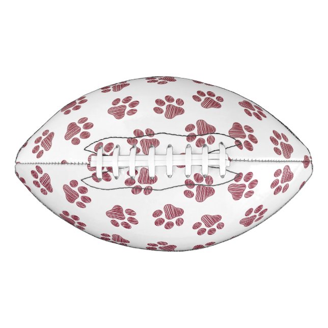 Doodle Paws, Dog Paws, Burgund Paws Football (Vorderseite)