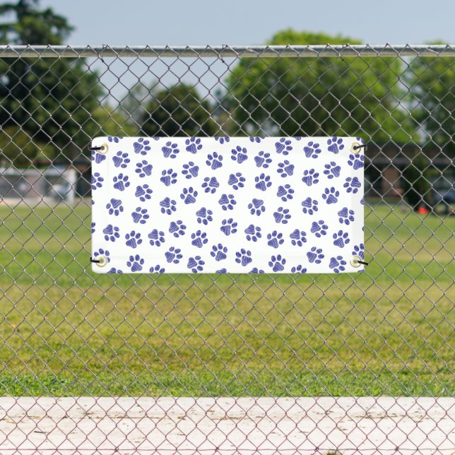 Doodle Paws, Hundepaws, blaue Paws, undurchsichtig Banner (Insitu)