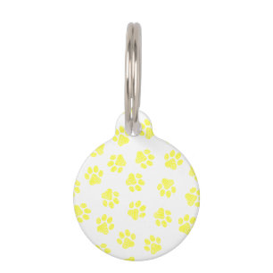 Doodle Paws, Hundepaws, gelbe Paare Haustiermarke