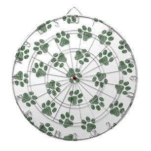 Doodle Paws, Hundepaws, grüne Paws Dartscheibe