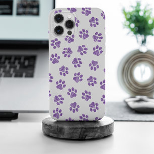 Doodle Paws, Hundepaws, Lila Paare iPhone 15 Pro Max Hülle