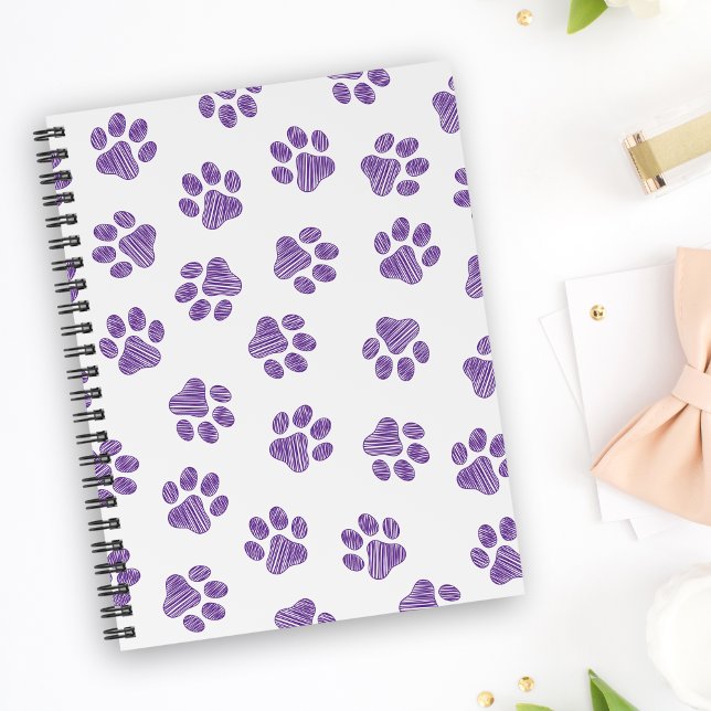Doodle Paws, Hundepaws, Lila Paare Planer (Von Creator hochgeladen)