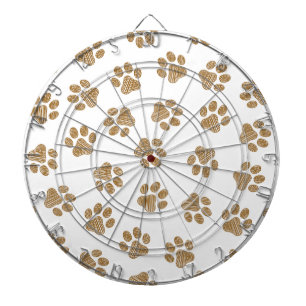 Doodle Paws, Hundepaws, orange Goldpaws Dartscheibe