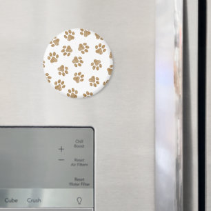 Doodle Paws, Hundepaws, orange Goldpaws Magnet