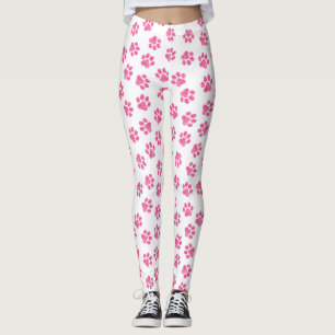 Doodle Paws, Hundepaws, rosa Paws Leggings