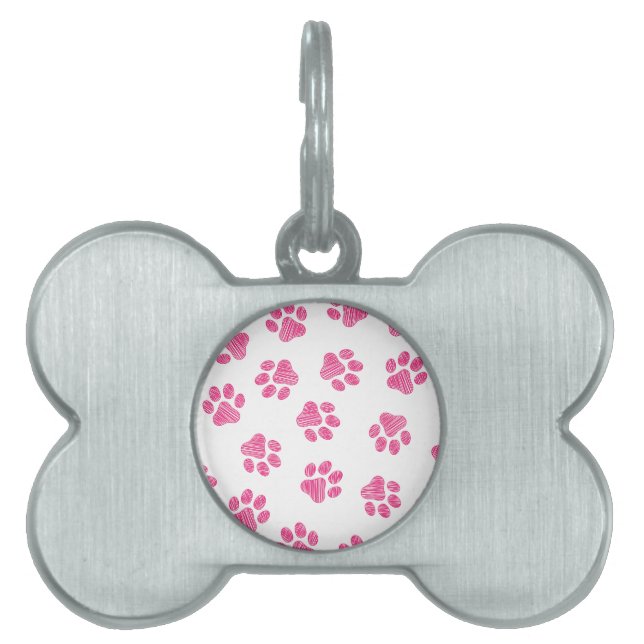 Doodle Paws, Hundepaws, rosa Paws Tiermarke (Vorderseite)
