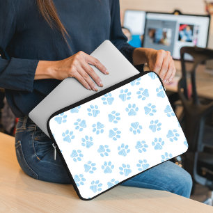 Doodle Paws, Hundepuws, Baby Blue Paws Laptopschutzhülle
