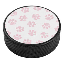 Doodle Paws, Hundepuws, Baby Pink Paws Eishockey Puck