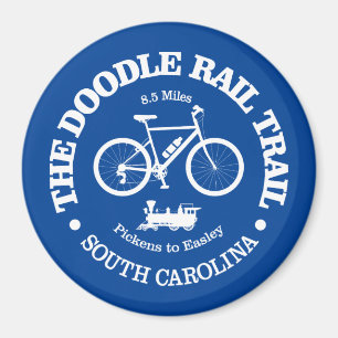 Doodle Rail Trail (Radfahren) Magnet