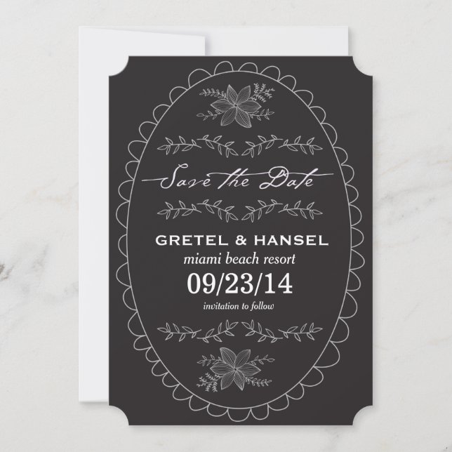 Doodle Save the Date (Vorderseite)