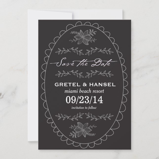 Doodle Save the Date (Vorderseite)