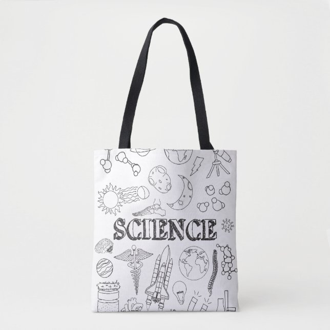 Doodle Science Teacher Doodle Science Art Colour (Vorderseite)