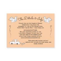 Doodle Sketch Funky birds Wedding Details