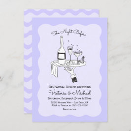 Doodle Sketch Funky Probe Dinner Einladung