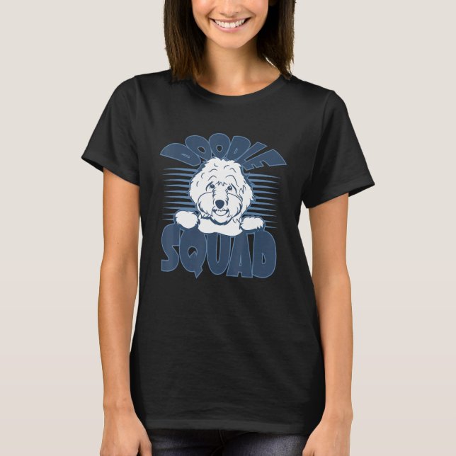 Doodle Squad Cute Pet Dog Goldendoodles T-Shirt (Vorderseite)