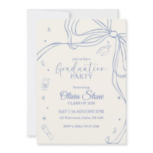 Doodle-Stil-Abschlussfeier für Senioren, handgezei