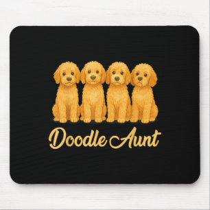 Doodle-Tante Süße Hunde Liebhaber Lustiger Welpe Mousepad