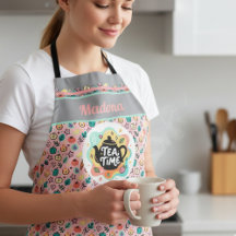 Doodle-Teatime-Teekanne Pastell-Kunst