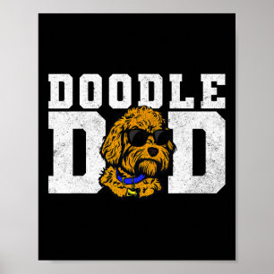 Doodle Vater Funny Goldendoodle Best Dog Vater Eve Poster