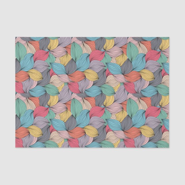 Doodle Yarn Weave Seidenpapier (Vorderseite)