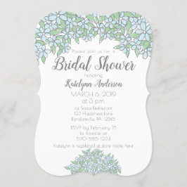 Doodle Zeichnend vergessen Sie mich nicht Hochzeit Einladung