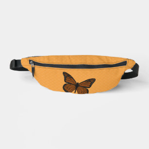 Doodled Monarch Bauchtasche