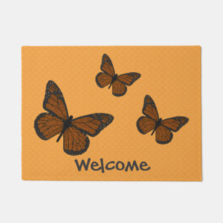 Doodled Monarch Doormat Fußmatte