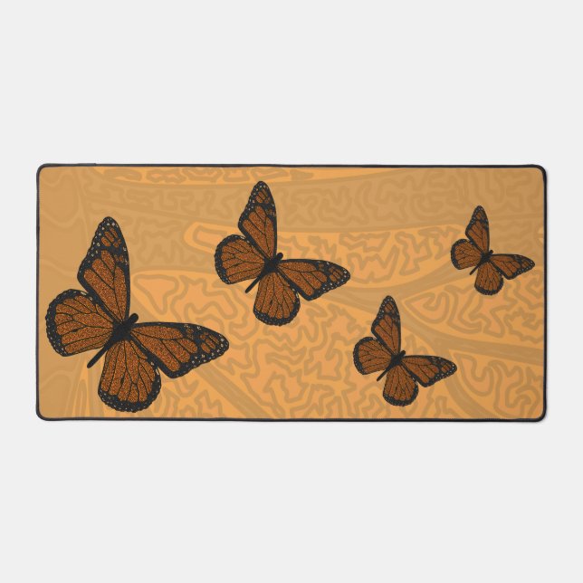 Doodled Monarch Schreibtischunterlage (Vorderseite)