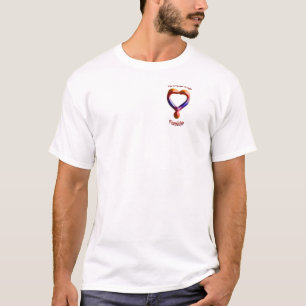 Doodlen auf dem Symbol der Freundschaft T-Shirt