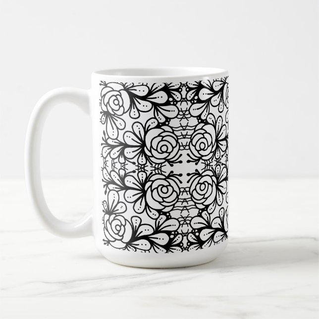 Doodleroses Kaffeetasse (Links)