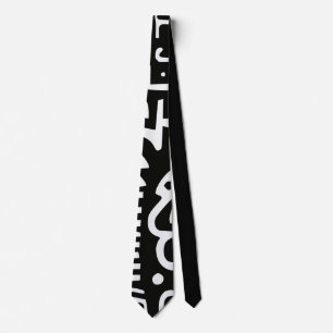 Doodles Abstrakte Moderne Formen Krawatte
