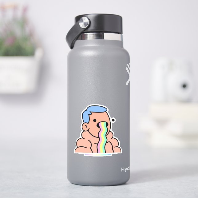 Doodles nft, Doodles nft opensea, Rainbow puff Aufkleber (HydroFlask)