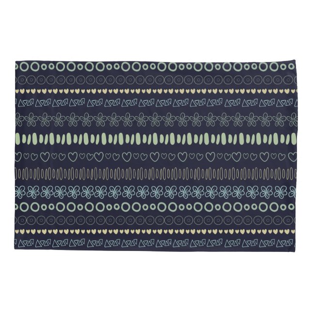 Doodles Pattern Kissenbezug (Rückseite)