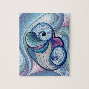 Doodling Dolphin Zeichnend Puzzle