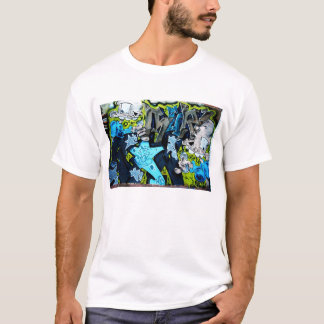 Doof Art-Graffiti-Charaktere T-Shirt