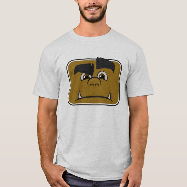 Doof Gesicht #1 T-Shirt (Vorderseite)