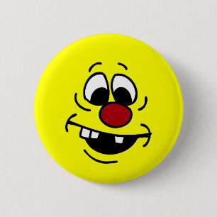 Doof Gesicht Grumpey Button