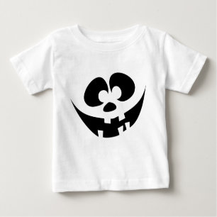 Doof lustiges Jack-o' Laternengesicht Baby T-shirt