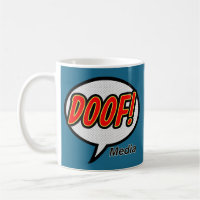 Doof! Medium-Kaffee-Tasse