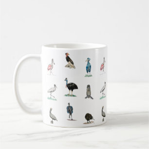 Doofy-Vogelmuster Kaffeetasse