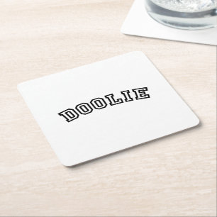 DOOLIE RECHTECKIGER PAPPUNTERSETZER