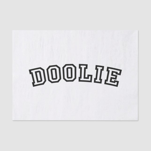 DOOLIE SEIDENPAPIER (Vorderseite)