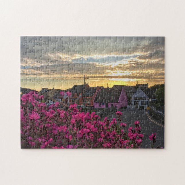 Doolin, Irland bei Sunset Puzzle (Horizontal)